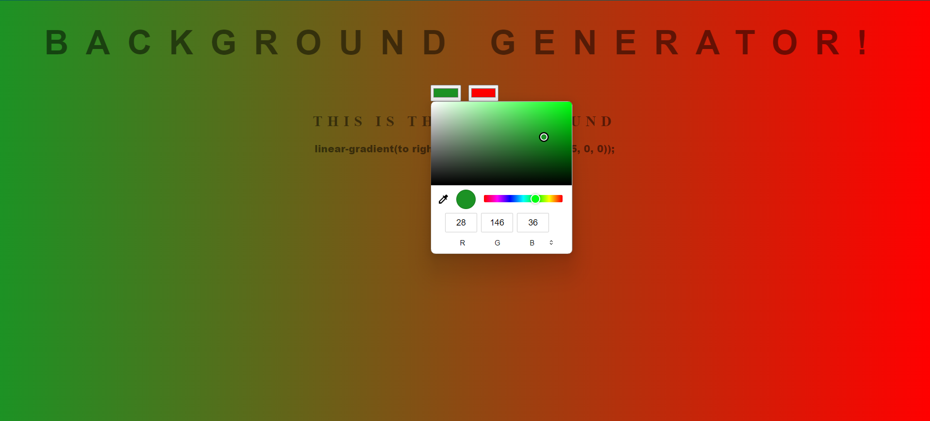 background-generator