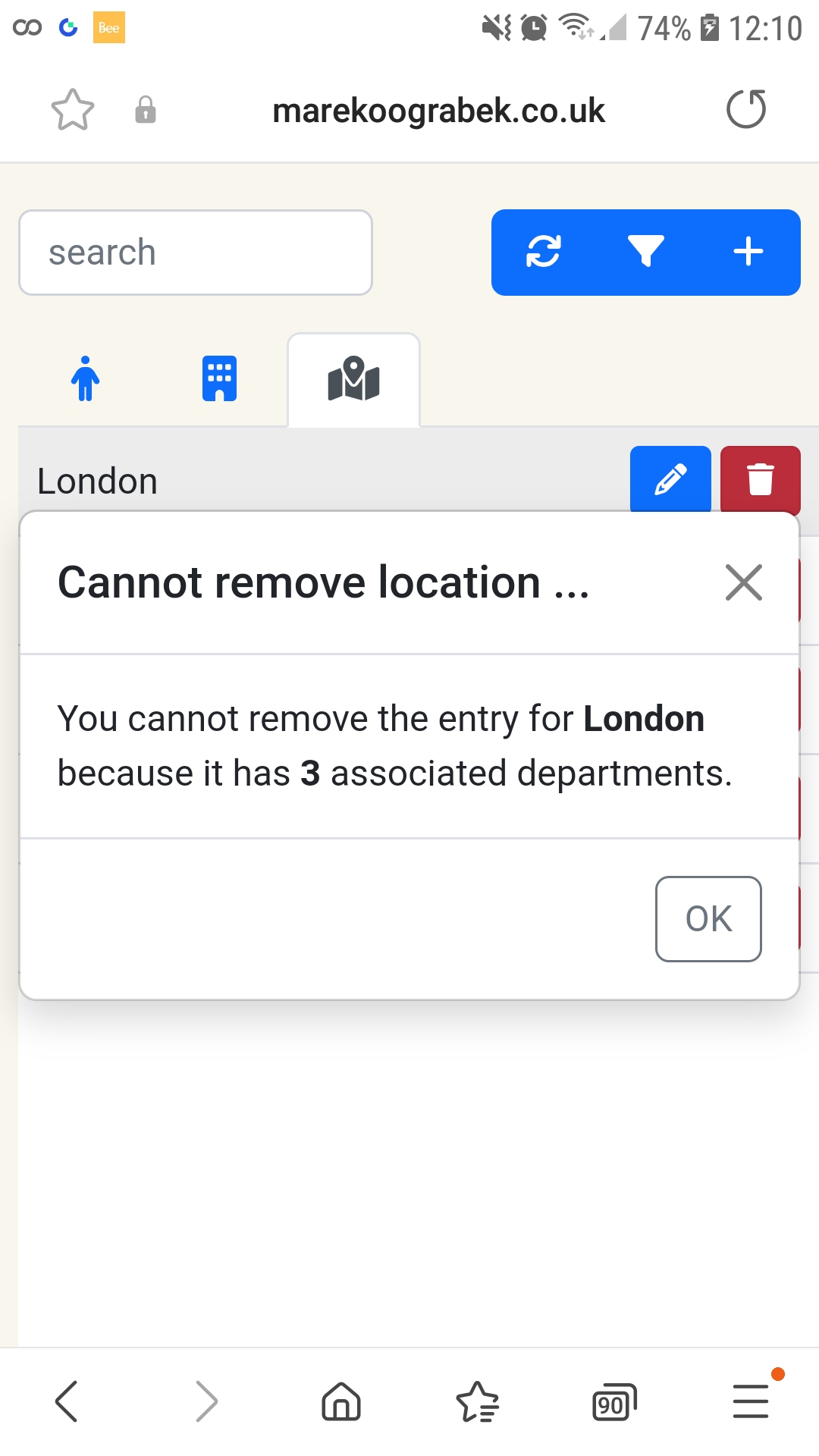 Company Directory Screenshot 12