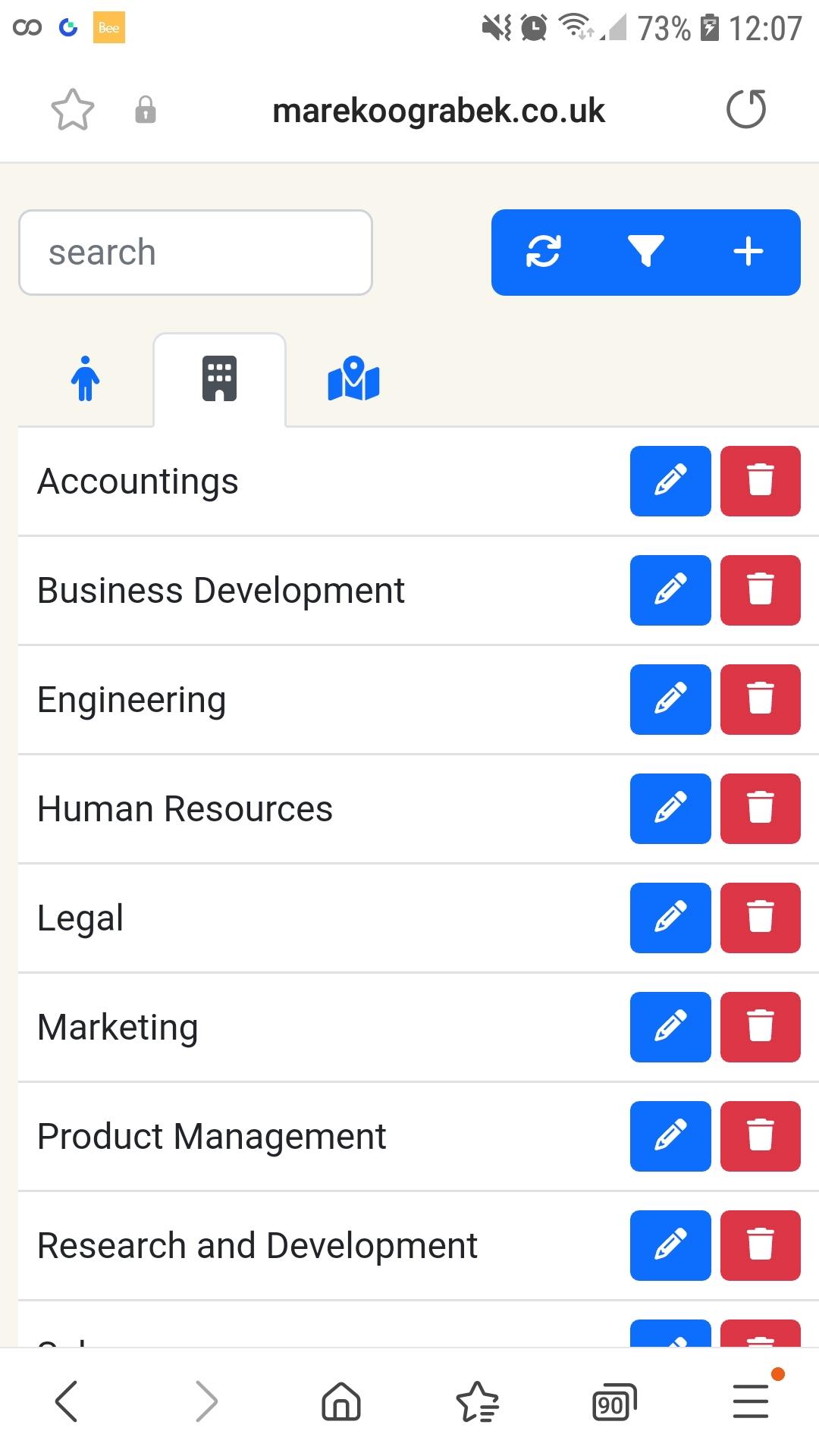 Company Directory Screenshot 2