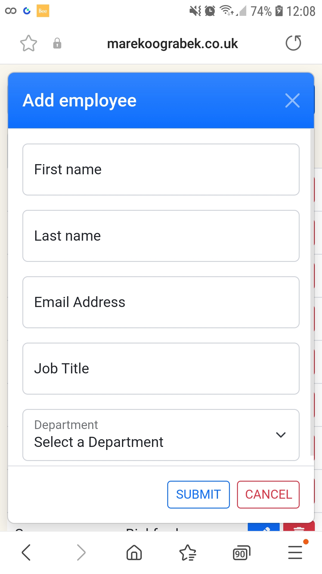 Company Directory Screenshot 5