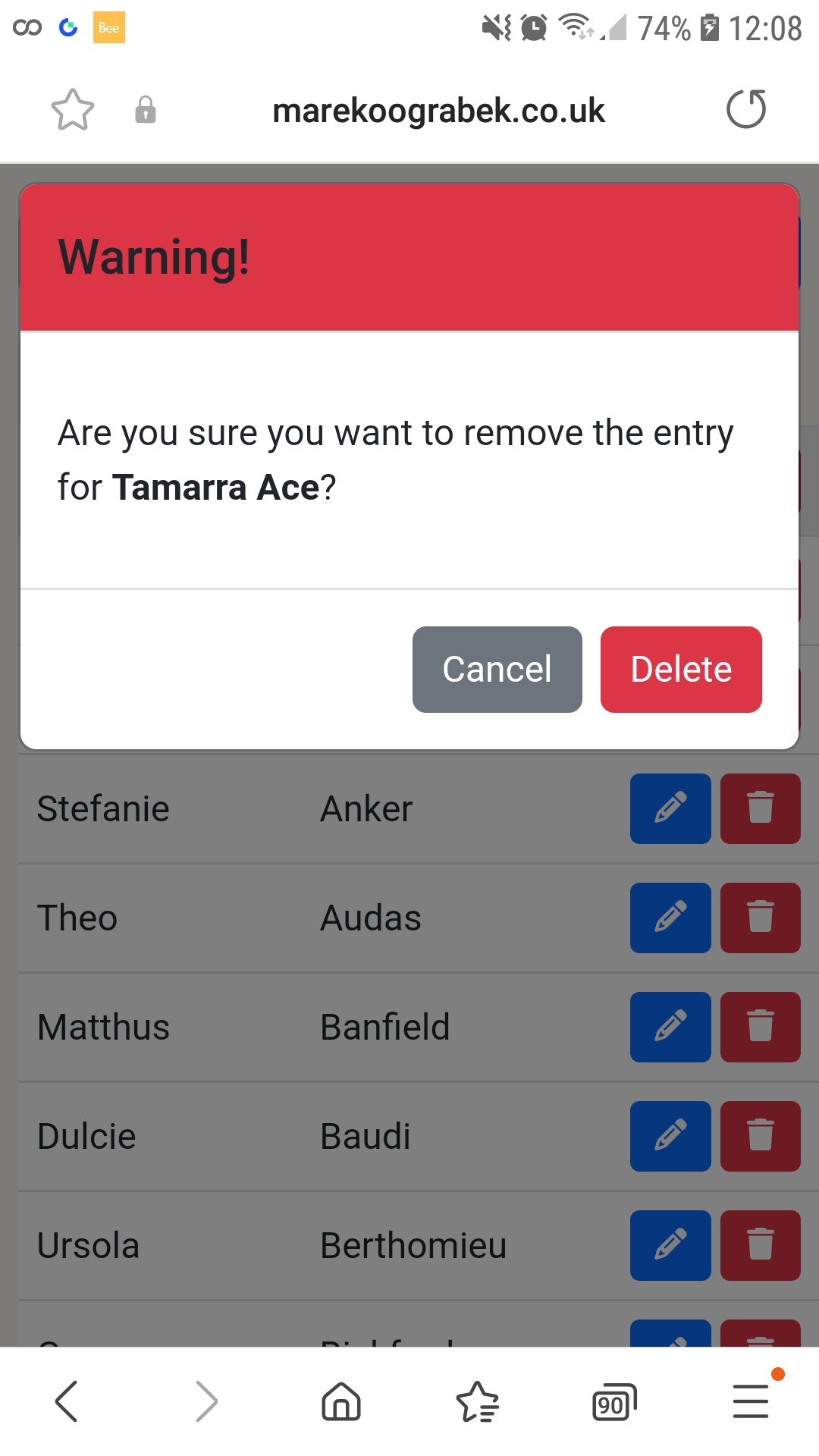 Company Directory Screenshot 7