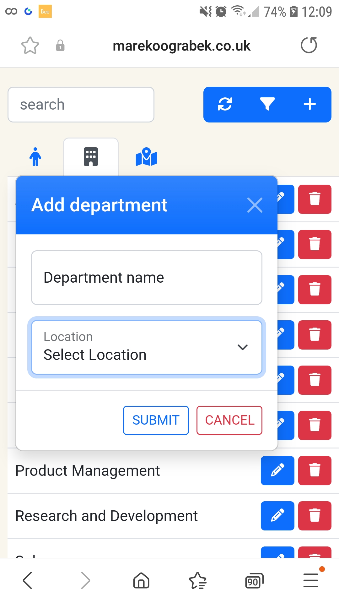 Company Directory Screenshot 8
